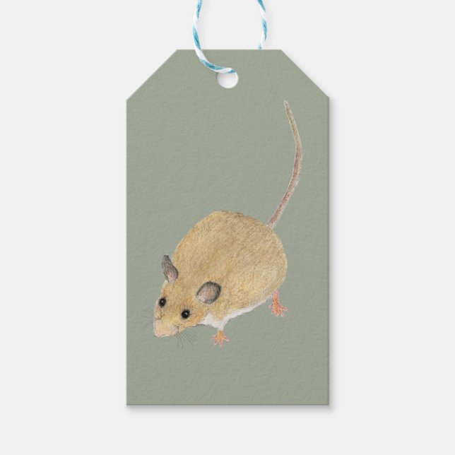 Étiquettes-cadeau Souris (Devant)