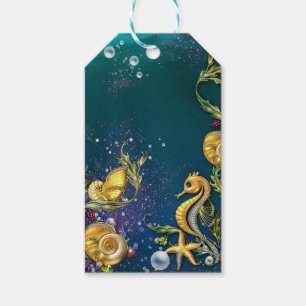 Étiquettes-cadeau Sous la mer