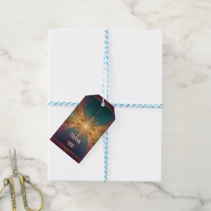 Étiquettes-cadeau "Sous les étoiles : une célébration de l'amour"