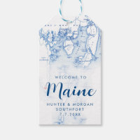 Southport Maine Élégant Marine Moderne Mariage Fav