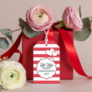 Étiquettes-cadeau Soye à moi Joyeuse Saint-Valentin Cœur Craie Rayur