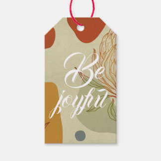 Étiquettes-cadeau Soyez Joyeux ・ Formes Abstraites de la gamme Prote