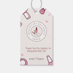Étiquettes-cadeau Spa Jour Anniversaire Fête Merci Favoriser Tags