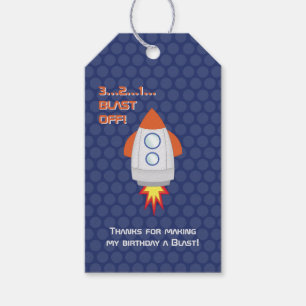 Étiquettes-cadeau Space Adventure