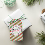Étiquettes-cadeau Special Delivery From Santa North Pole Christmas<br><div class="desc">Ces étiquettes cadeaux sont parfaites pour l'utilisation comme étiquettes sur les cadeaux de Noël et le design festif peut être facilement personnalisé avec un nom de destinataire. Veuillez noter : ces étiquettes ne sont destinées qu'aux personnes sur Père Noël belle liste et ne doivent être données à personne sur Père...</div>