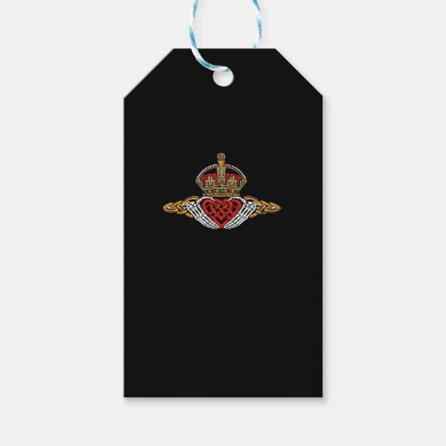 Étiquettes-cadeau Squelette Couleur Claddagh (Devant)