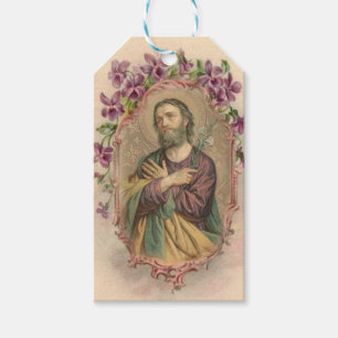 Étiquettes-cadeau St Joseph jour de fête 19 mars vintage