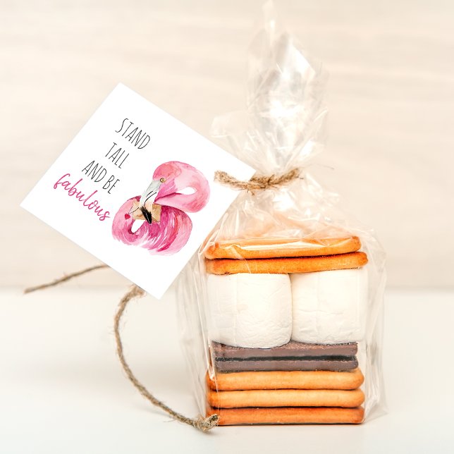 Étiquettes Cadeau Stand Exotique Moderne Haut Et Être Fabuleux Flama (Créateur téléchargé)