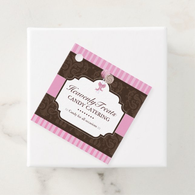 Étiquettes Cadeau Stickers Emballage Candy Caterer (En situation)