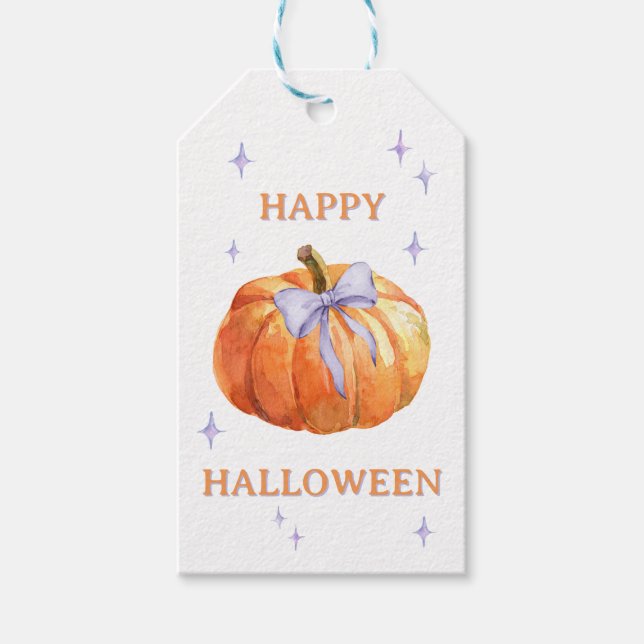Étiquettes-cadeau Stickers Halloween pour la fête de Trick ou Treat  (Devant)