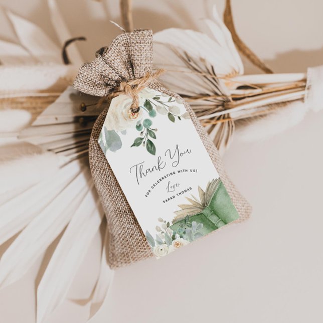 Étiquettes-cadeau Storybook Thème Nouveau Baby shower de chapitre (Créateur téléchargé)