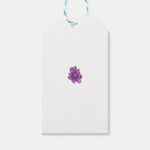 Étiquettes-cadeau Style Féminin, Aubergine Clair, Cèdre Blanchi