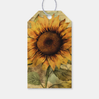 Étiquettes-cadeau Sunflower