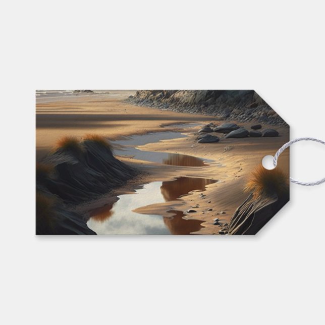Étiquettes-cadeau Sunset (Devant (Horizontal))