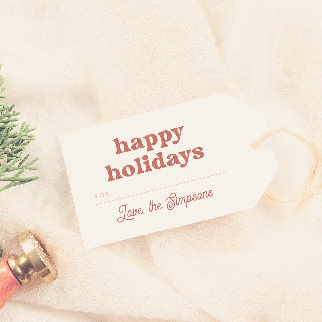 Étiquettes-cadeau Super moderne Joyeux Noël (Créateur téléchargé)