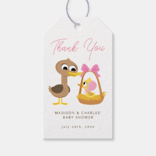 Étiquettes-cadeau Super Simple   5 Petits Canards Fille Baby Shower