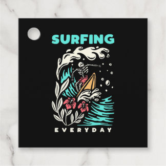 Étiquettes Cadeau Surf tous les jours