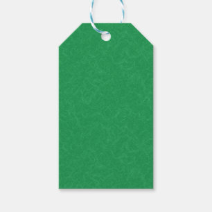 Étiquettes-cadeau Surface verte texturée avec un motif tourbillonnan