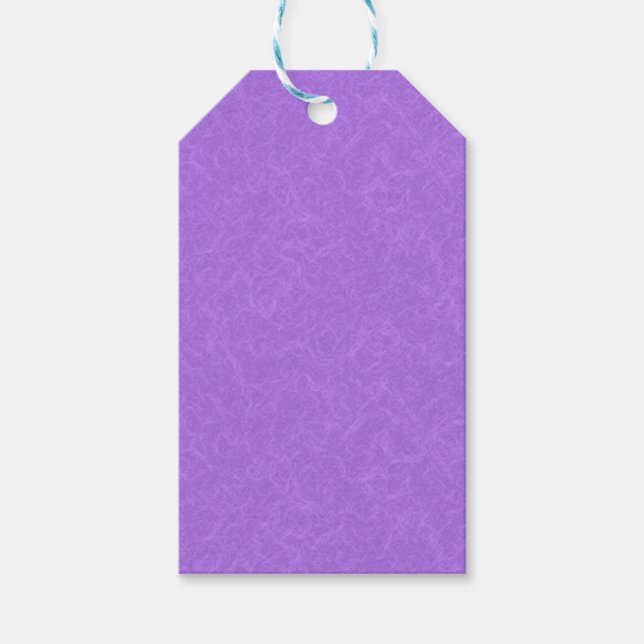 Étiquettes-cadeau Surface violette texturée avec motif tourbillonnan (Devant)