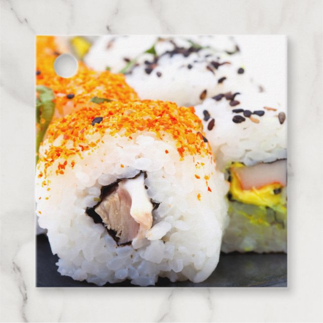 Étiquettes Cadeau Sushi (Devant)