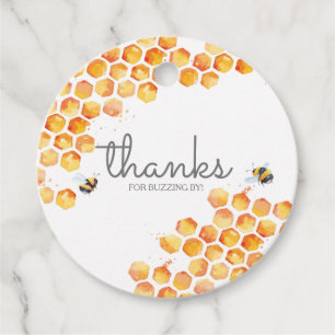 Étiquettes Cadeau Sweet As Can Bee Bumblebee Round Faver Tags