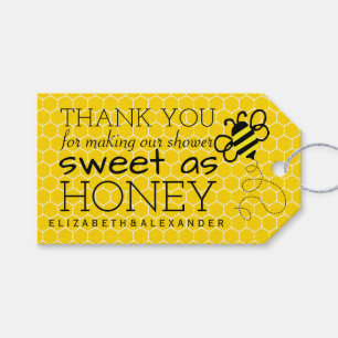 Étiquettes-cadeau Sweet As Honey Fête des mariées Invité Favoriser M