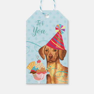 Étiquettes-cadeau Sweet Birthday Vizsla Tags cadeaux