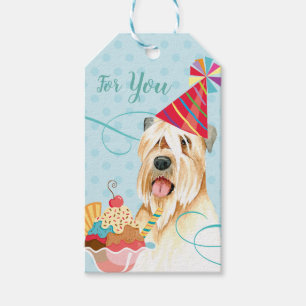 Étiquettes-cadeau Sweet Birthday Wheaten Terrier Tags cadeaux