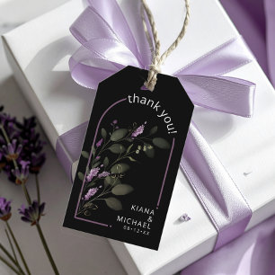 Étiquettes-cadeau Sweet Floral Arch Mariage Lilac ID998