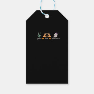 Étiquettes-cadeau SYMBOLE DE LA Paix Halloween Squelette sorcière ma