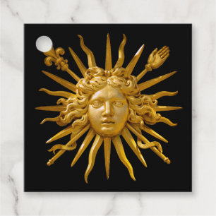 Étiquettes Cadeau Symbole de Louis XIV le Roi Soleil