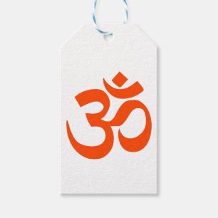 Étiquettes-cadeau Symbole Om indien