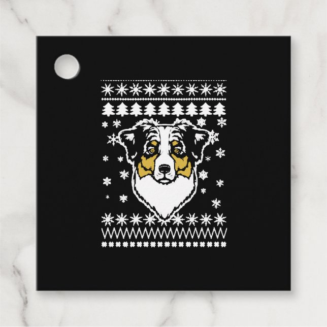 Étiquettes Cadeau T-shirt de Shepherd Christmas (Devant)