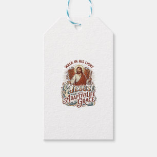 Étiquettes-cadeau T-Shirt Encouragement pour Handicapés Jésus Inspir