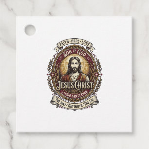 Étiquettes Cadeau T-shirt graphique Jésus Antiques Heirloom Art chré