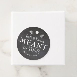 Étiquettes Cadeau Tableau de bord vintage pour être Mariage