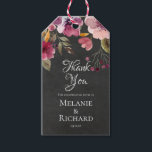 Étiquettes-cadeau Tableau noir rose floral Chalkboard Mariage Favor<br><div class="desc">Tableau noir aux jolies fleurs roses rousses. Les invitations et les cartes sont disponibles dans une sélection d'options de forme (arêtes arrondies, échalotes, etc.) et dans un choix de textures de papier. Les styles de police, les couleurs et la taille sont personnalisables. Vous pouvez trouver d'autres conceptions avec de nombreux...</div>