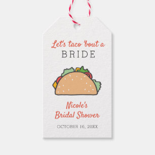 Étiquettes-cadeau Taco'nons du Mariage Fiesta Mexicaine