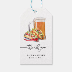 Étiquettes-cadeau Tacos et Brews