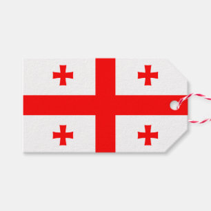 Étiquettes-cadeau Tag cadeau avec Drapeau de Géorgie