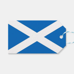 Étiquettes-cadeau Tag cadeau avec Drapeau de l'Ecosse, Royaume-Uni