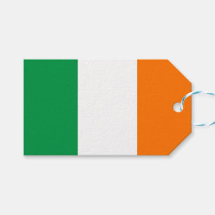 Étiquettes-cadeau Tag cadeau avec drapeau d'Irlande