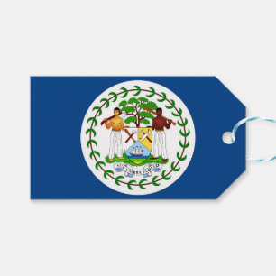 Étiquettes-cadeau Tag cadeau avec Drapeau du Belize