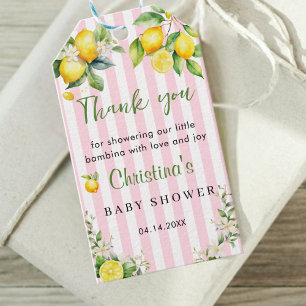 Étiquettes-cadeau Tag Cadeau Baby shower Ciao Bambina