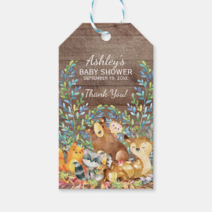 Étiquettes-cadeau Tag Cadeau Baby shower Favoriser les animaux de bo