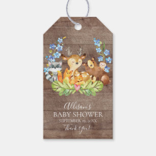 Étiquettes-cadeau Tag Cadeau Baby shower Favoriser les animaux de bo