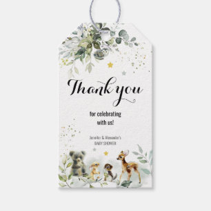 Étiquettes-cadeau Tag cadeau Baby shower Woodland