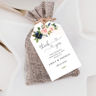Étiquettes-cadeau Tag cadeau de cérémonie Mariage de la Marine et du