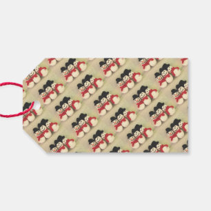 Étiquettes-cadeau Tag cadeau de Noël Snowmen