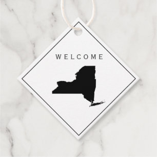 Étiquettes Cadeau Tag cadeau de sac de bienvenue de New York pour le